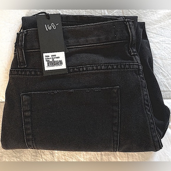 •One Teaspoon Free-bird LW Ankle Zip Denim Jeans in Black Sz 26 & 29 - Picture 9 of 13